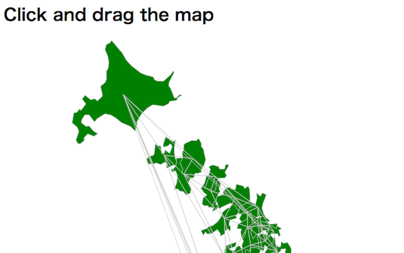 Force-Directed Japan